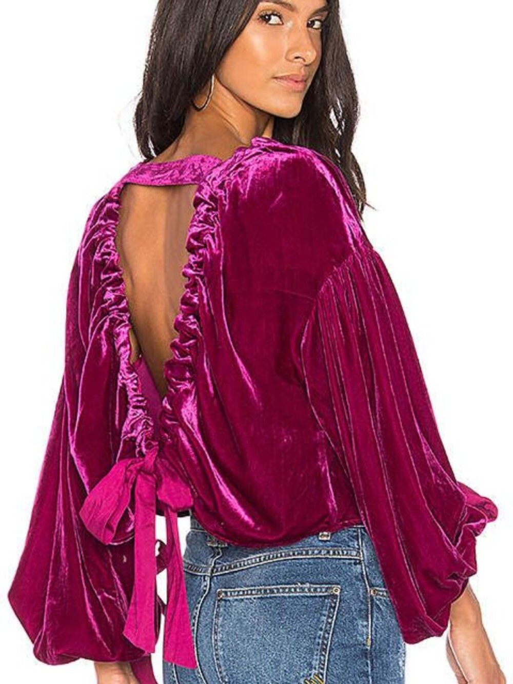 Free People Velvet Gimme Some Lovin' Top
